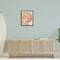 Stupell Industries Tan & Beige Clam Floater Framed Canvas Wall Art Design by June Erica Vess